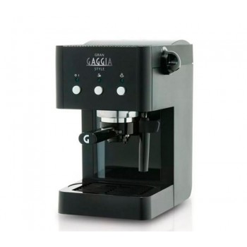 Кофеварка рожковая Gran Style black, черная, ABS-пластик, Gaggia