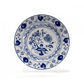 Тарелка обеденная 27 см, фарфор, коллекция Ognion bleu, La Maree