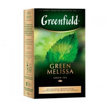 Чай зеленый листовой Green Melissa, 85 г, Greenfield