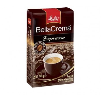 Кофе молотый жареный BellaCrema Espresso, 250 г, Melitta
