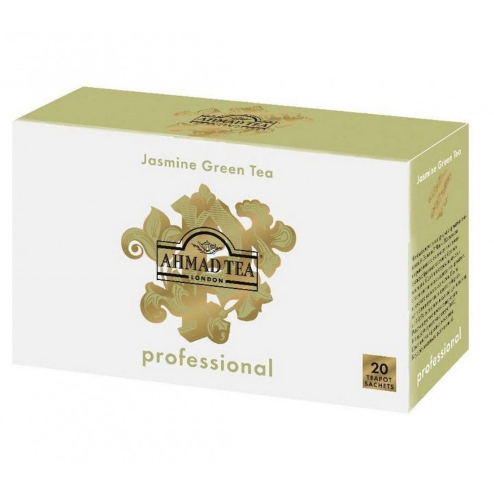 Чай в пакетиках для чайника "Professional", Зеленый чай с жасмином, 20х5 г, AHMAD TEA