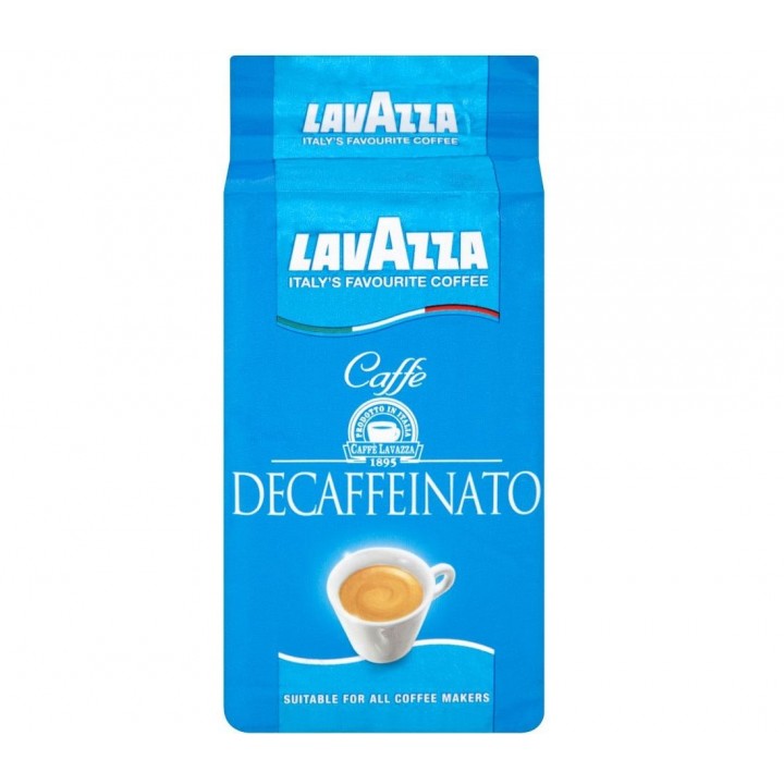 Молотый кофе Decaffeinato без кофеина, вакуумная упаковка 250 г, Lavazza