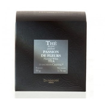 Чай белый The blanc Passion de Fleurs «Цветочная страсть», картонная коробка 2х25 шт., 50 г, Dammann