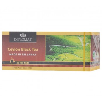 Чай черный классический Black Tea Classic Blend, 25 пакетиков, DIPLOMAT