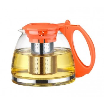 Чайник заварочный с фильтром "Годжи", 1.3 л, оранжевый, TimA