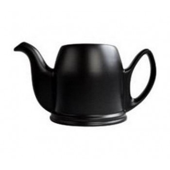 Чайник заварочный на 6 чашек без крышки, 900 мл, фарфор, черный, серия SALAM, Guy Degrenne
