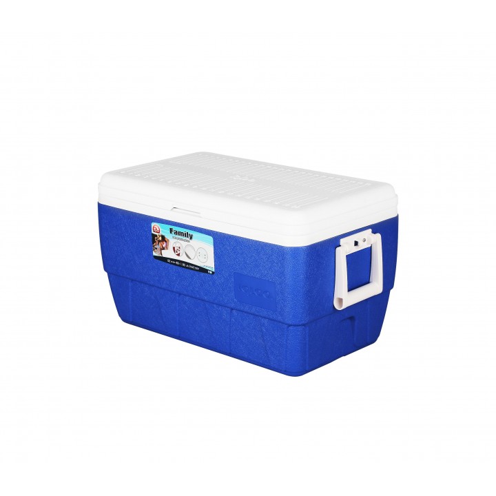 Изотермический пластиковый контейнер Family 52, 49 л, синий, Igloo