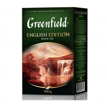 Чай черный листовой English Edition, 100 г, Greenfield