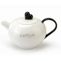 Заварочный чайник для чая/кофе Lover by lover, 1.2 л, белый, фарфор, BergHOFF