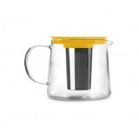 Чайник для кипячения и заваривания, стеклянный с фильтром 1 л, 622910, серия Kristall, Ibili