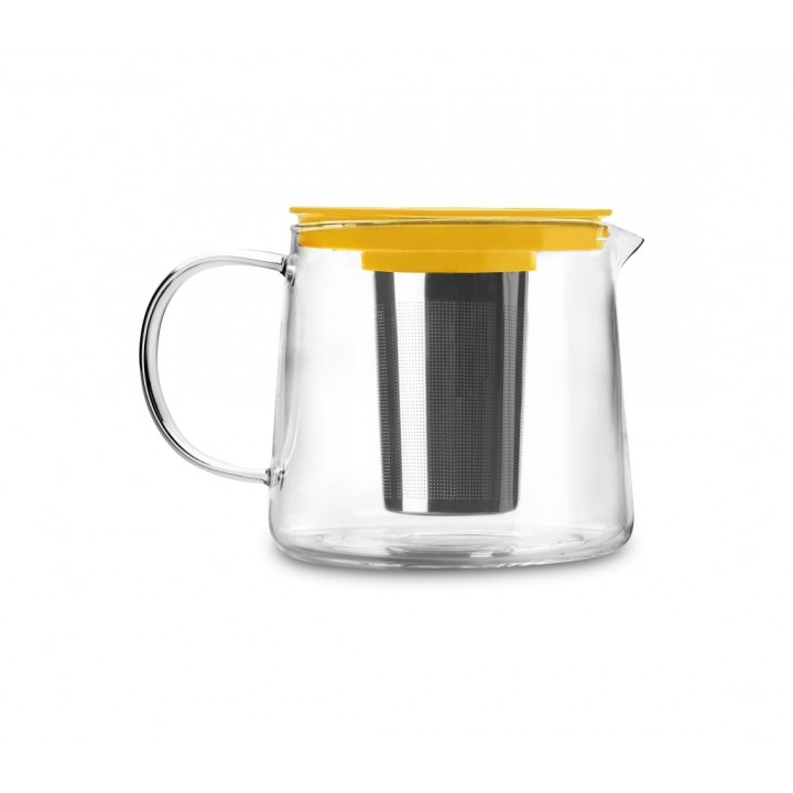 Чайник для кипячения и заваривания, стеклянный с фильтром 1 л, 622910, серия Kristall, Ibili