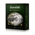 Чай черный Earl Grey Fantasy с бергамотом, 100 пакетиков, Greenfield