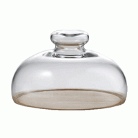 Крышка для подноса, D17.5 см, H12 см, L17.5 см, прозрачная, стекло, Trendglas