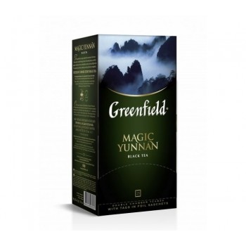 Чай черный Magic Yunnan, 25 пакетиков, Greenfield