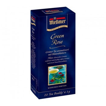 Чай зеленый пакетированный для чайника Зеленая роза, 20х3 г, Messmer