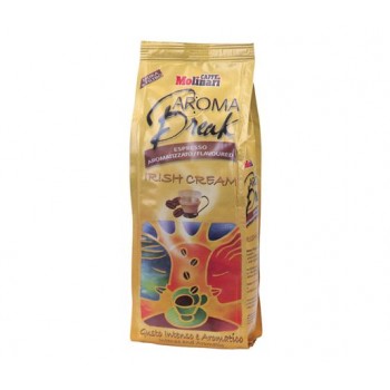 Кофе молотый ароматизированный "AROMA BREAK" IRISH CREAM FLAVOUR, пакет 0.25 кг, Molinari