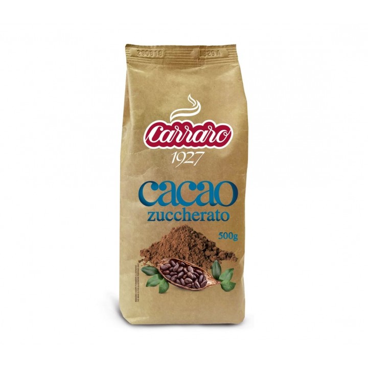 Какао растворимое Cacao Zuccherato, 250 г, Carraro