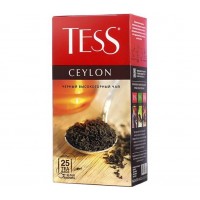Чай черный Ceylon, 25 пакетиков, Tess