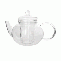 Чайник «Мико», 1.2 л, H16 см, L24.2 см, B14 см, прозрачный, стекло, Trendglas