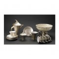 Сервиз чайный, 15 предметов на 6 персон, серебро, фарфор, коллекция Ancient Egypt, Rudolf Kampf