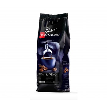 Кофе в зернах Supremo, 100% Арабика, 1 кг, Black Professional