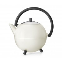 Заварочный чайник Duet Saturn, 1.2 л, белый, нержавеющая сталь, Bredemeijer