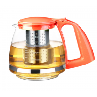 Чайник заварочный с фильтром "Имбирь", 750 мл, оранжевый, TimA