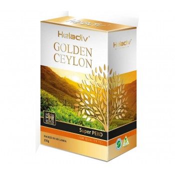 Чай листовой черный Golden Ceylon Super Pekoe, 250 г, Heladiv