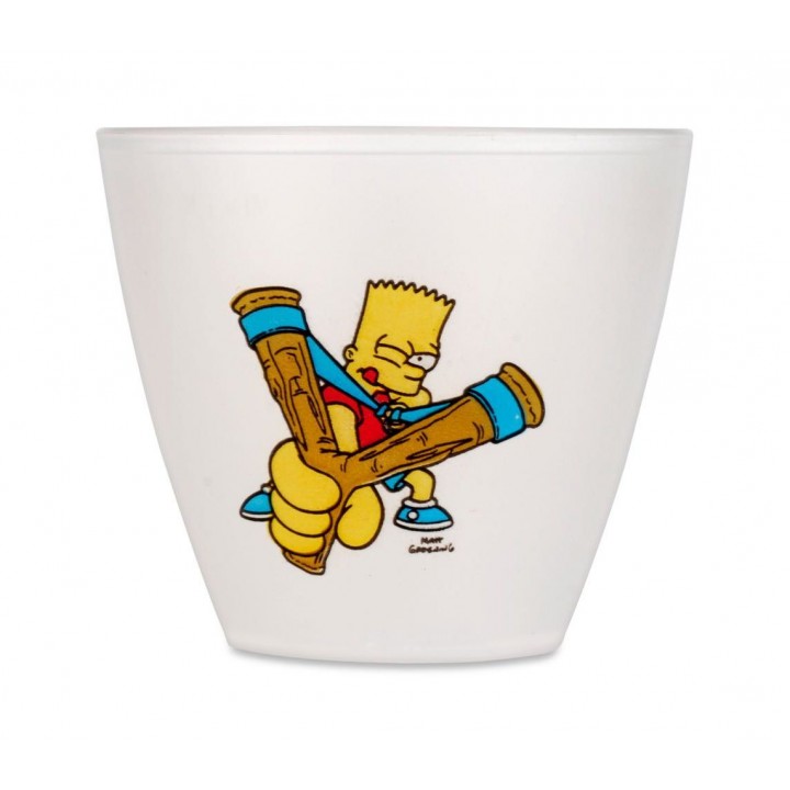 Набор стаканов Simpsons, 2 шт., белые, фарфор, BergHOFF