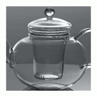 Фильтр для чайника, D6 см, H10 см, B8.2 см, прозрачный, стекло, Trendglas