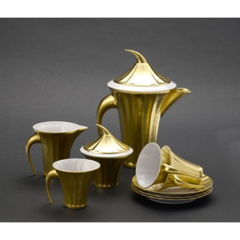 Сервиз чайный, 15 предметов на 6 персон, золото, коллекция Ancient Egypt, Rudolf Kampf
