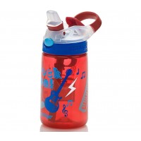 Детская бутылочка для воды Gizmo Flip, 420 мл, красная, пластик, Contigo