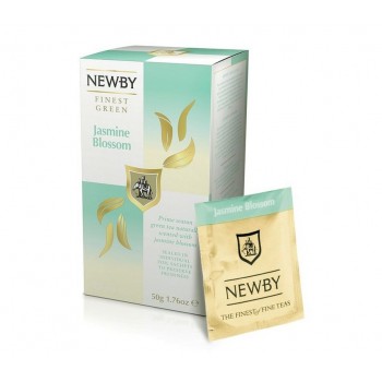 Чай зеленый с жасмином Jasmine Blossom, 25 пакетиков, Newby