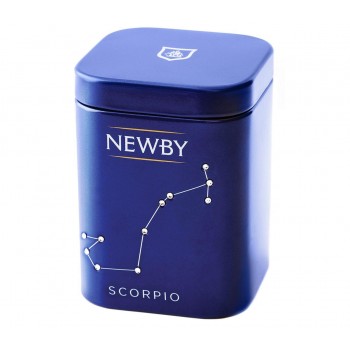 Чай листовой Scorpio Jasmine, 25 г, серия Zodiac mini Caddies, Newby