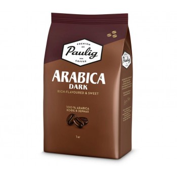 Кофе в зернах Arabica Dark Roast, 1 кг, Paulig