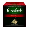 Чайный напиток Silk Nectar, каркаде со специями и ароматом винограда, 15 пирамидок, Greenfield