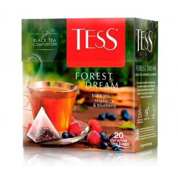 Чай черный Forest Dream с лесными ягодами, 20 пирамидок, Tess