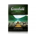 Чай зеленый Green Ginseng, 20 пирамидок, Greenfield