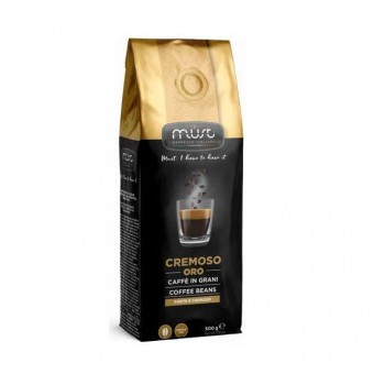 Кофе в зернах Cremoso Oro, пакет 500 г, Must