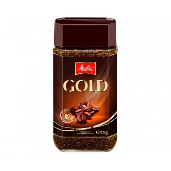 Кофе растворимый сублимированный Gold, 95 г, Melitta