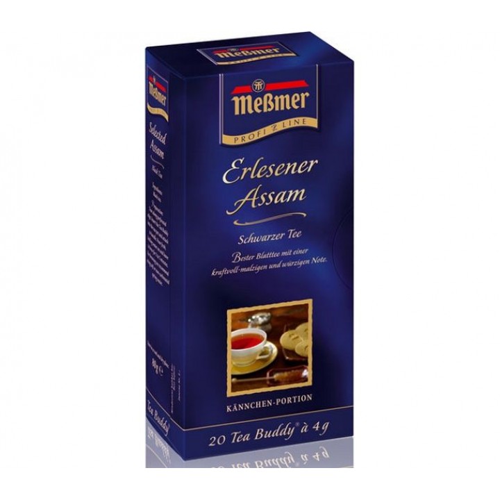 Чай черный пакетированный для чайника Ассам Изысканный, 20х4 г, Messmer