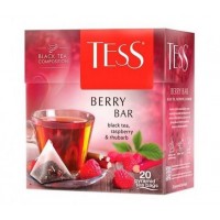 Чай черный ароматизированный Berry Bar, 20 пирамидок, Tess