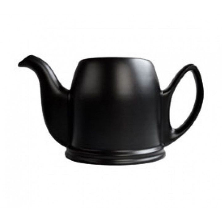 Чайник заварочный на 2 чашки без крышки, фарфор, черный, серия SALAM, Guy Degrenne