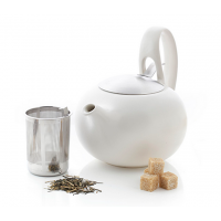 Заварочный чайник Jasmin, 0.9 л, кремовый, керамика, Bredemeijer