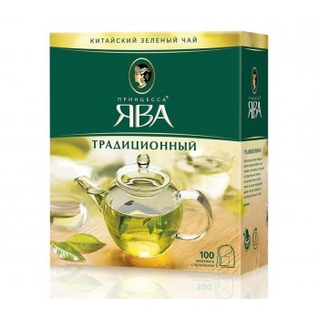 Чай зеленый Традиционный, 100 пакетиков, Принцесса Ява
