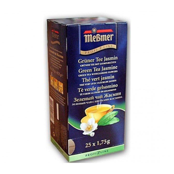 Чай зеленый пакетированный Жасмин, 25х1.75 г, Messmer