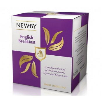 Чай черный Английский завтрак, картонная упаковка 100 г, Newby