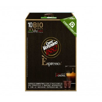 Кофе в капсулах E'spresso BIO 100% ARABICA, 10 шт., Vergnano