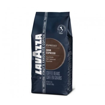 Кофе в зернах Gran Espresso, пакет 1 кг, Lavazza