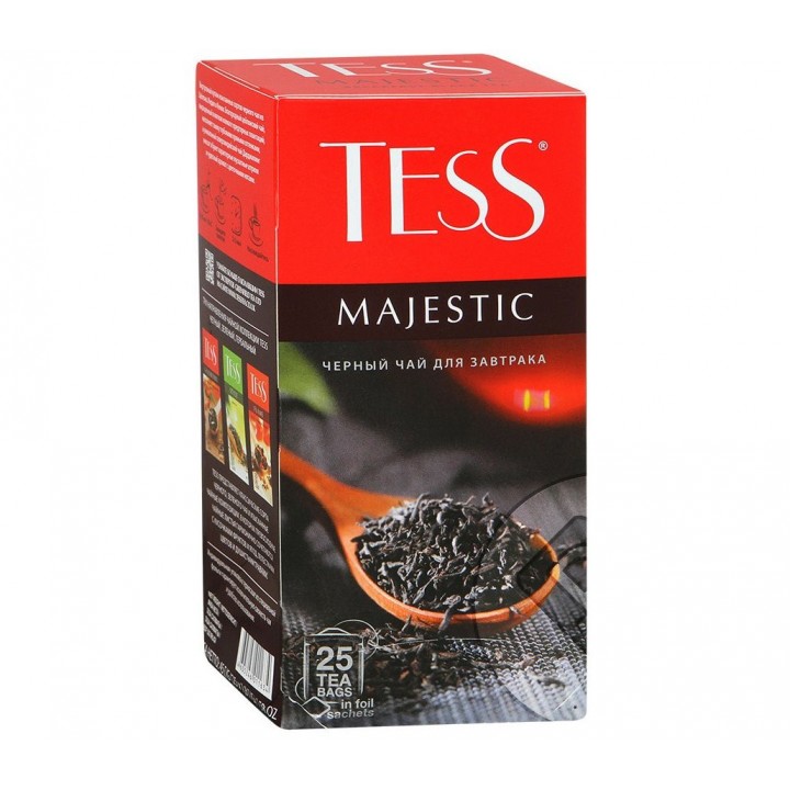 Чай черный Magestic, 25 пакетиков, Tess